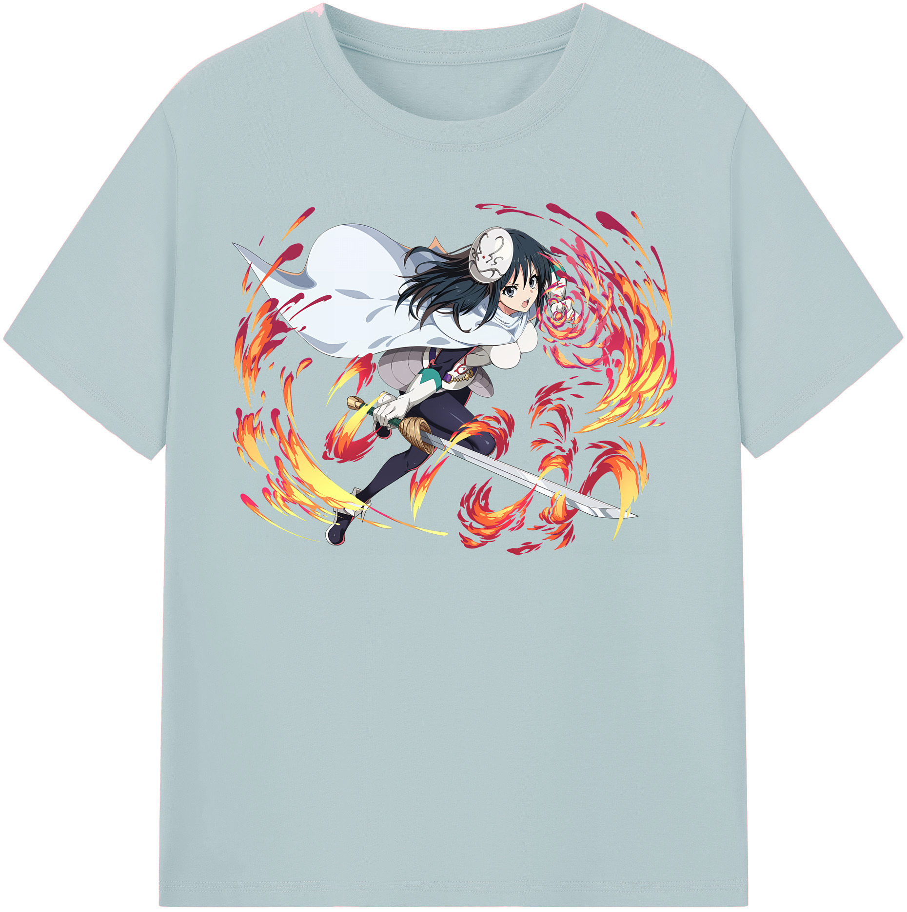 （画像用） 転スラ Regarding Reincarnated to Slime 綿100％半袖Tシャツ（フロントプリント）
